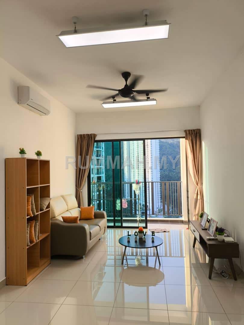 3-bedroom condo in Bayan Lepas, Penang for rent - Forestville, Bayan Lepas | Full Furnished | Near GBS FTZ Airport 