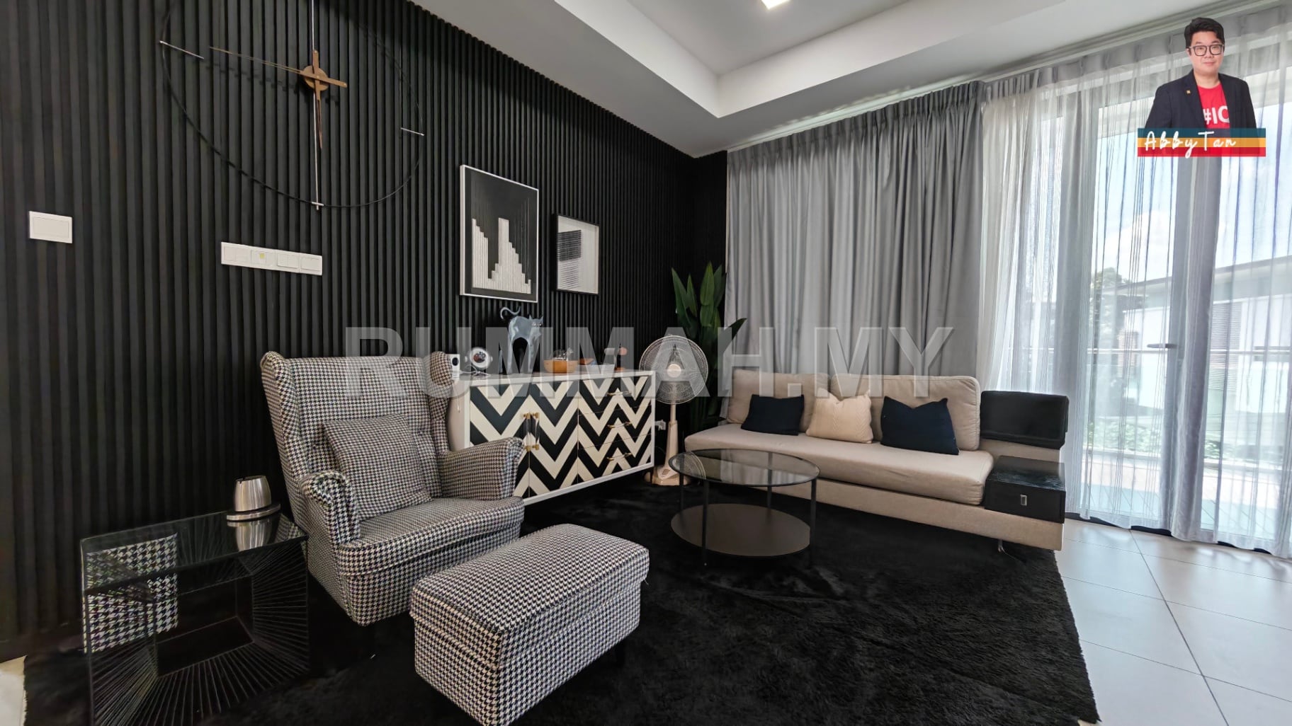 3-bedroom house in Kota Kinabalu, Sabah for rent - Taman Manikar 3-Storey Semi-D | Modern Trendy Design | Likas