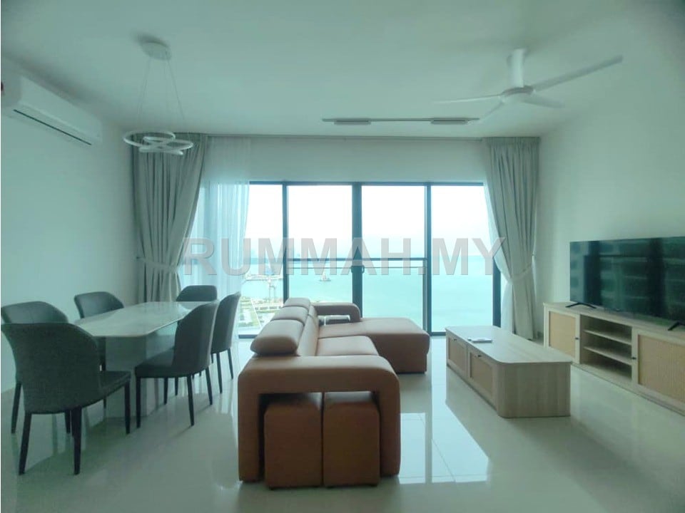 2-bedroom condo in Gelugor, Penang for rent - Mezzo, The Light City For Rent 