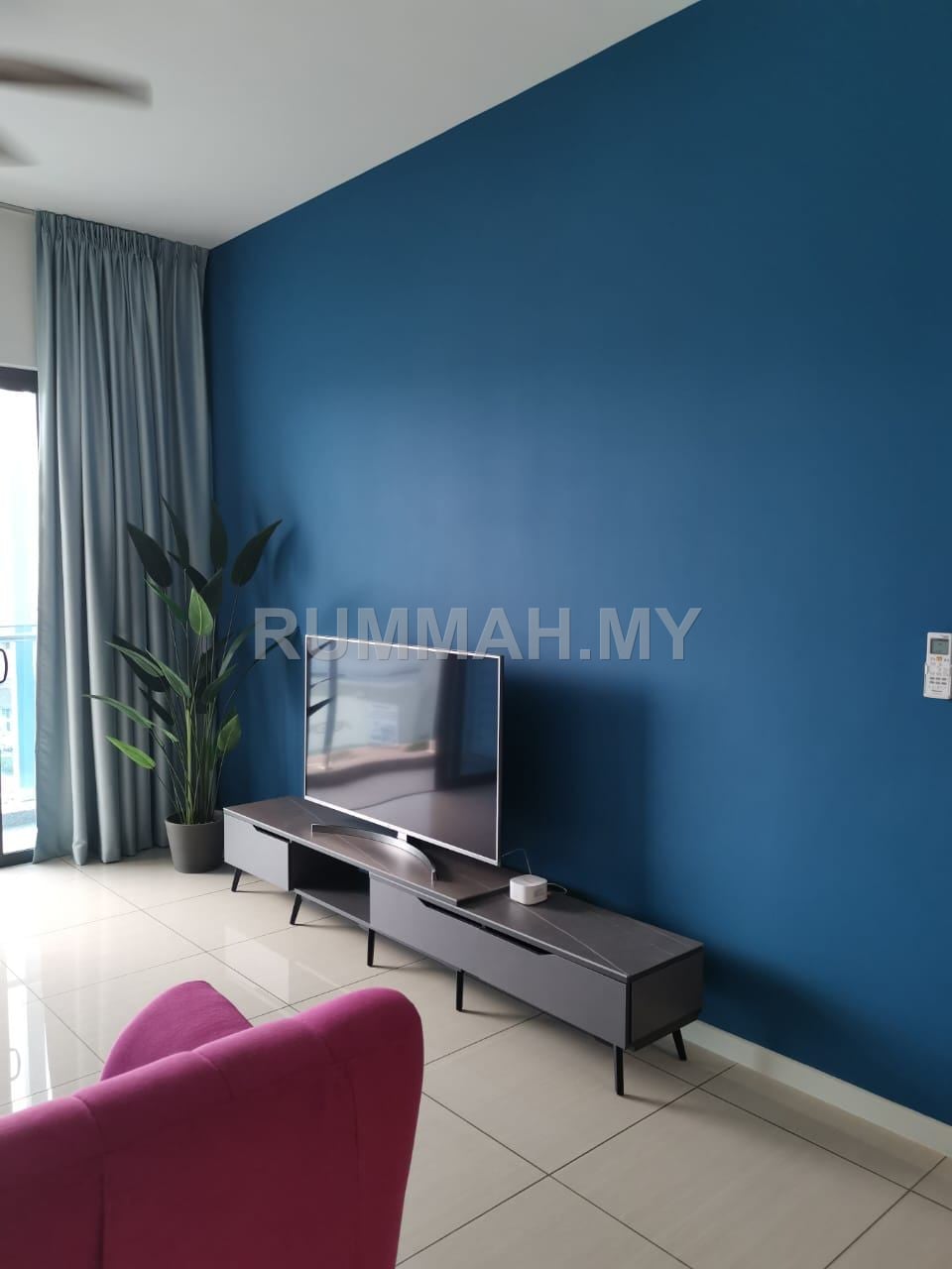 2-bedroom condo in Bayan Lepas, Penang for rent - Free WiFi @ Queens Residences Q1, Queensbay Area | Fully Furnished