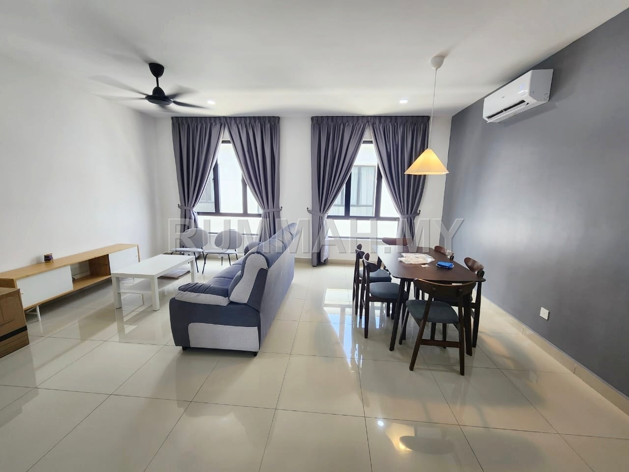 3-bedroom house in Batu Kawan, Penang for rent - Eco Horizon @Camdon Townhouse @ Batu Kawan | Furnished