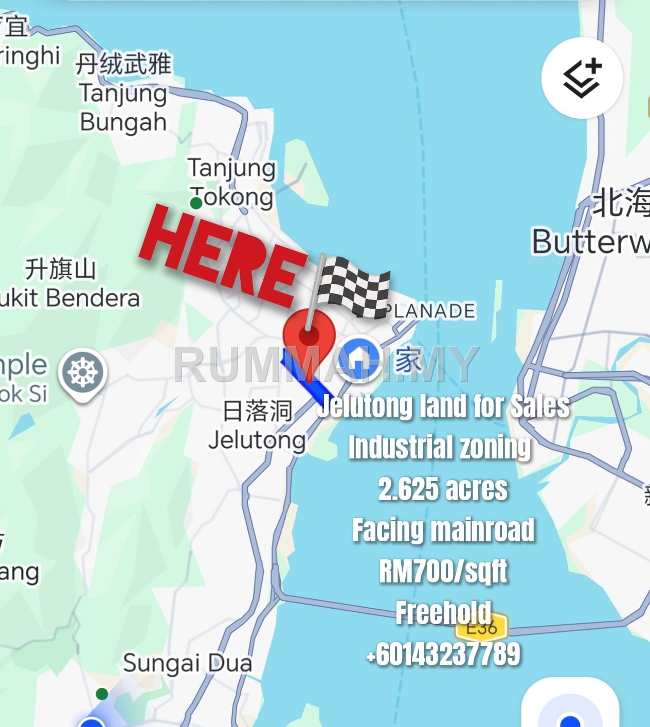 industrial in Sungai Pinang, Penang for sale - Jelutong land for Sales Industrial zoning 