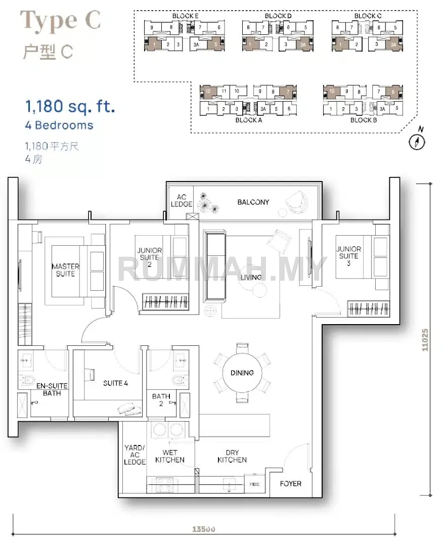 condo in Batu Kawan, Penang — photo 2