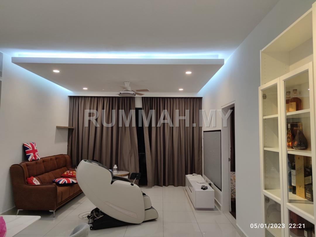 4-bedroom condo in Batu Kawan, Penang for sale - Vertu Resort Condominium High Floor 1180sf 2CP Fully Reno & Furnished Batu Kawan