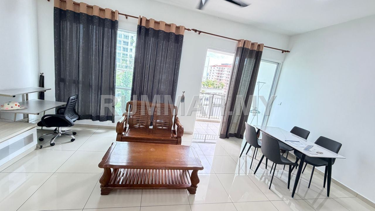 2-bedroom condo in Bayan Lepas, Penang for rent - SummerSkye Residence @ Bayan Lepas For Rent