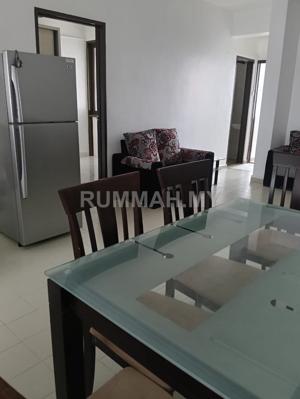 3-bedroom condo in Air Itam, Penang for rent - Desa Permata Blk 1, Ayer Itam | Partial Furnished
