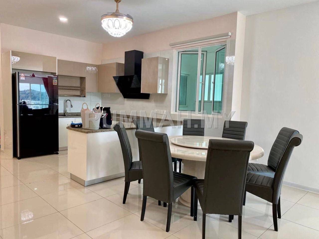 4-bedroom condo in Sungai Ara, Penang for rent - The Clovers Private Lift  @ Bayan Baru [ FOR RENT] 