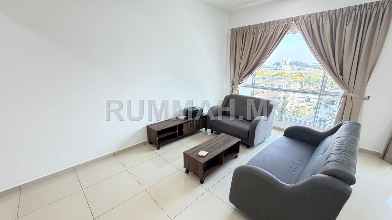 2-bedroom condo in Bayan Lepas, Penang for rent - SummerSkye Residence @ Bayan Lepas For Rent