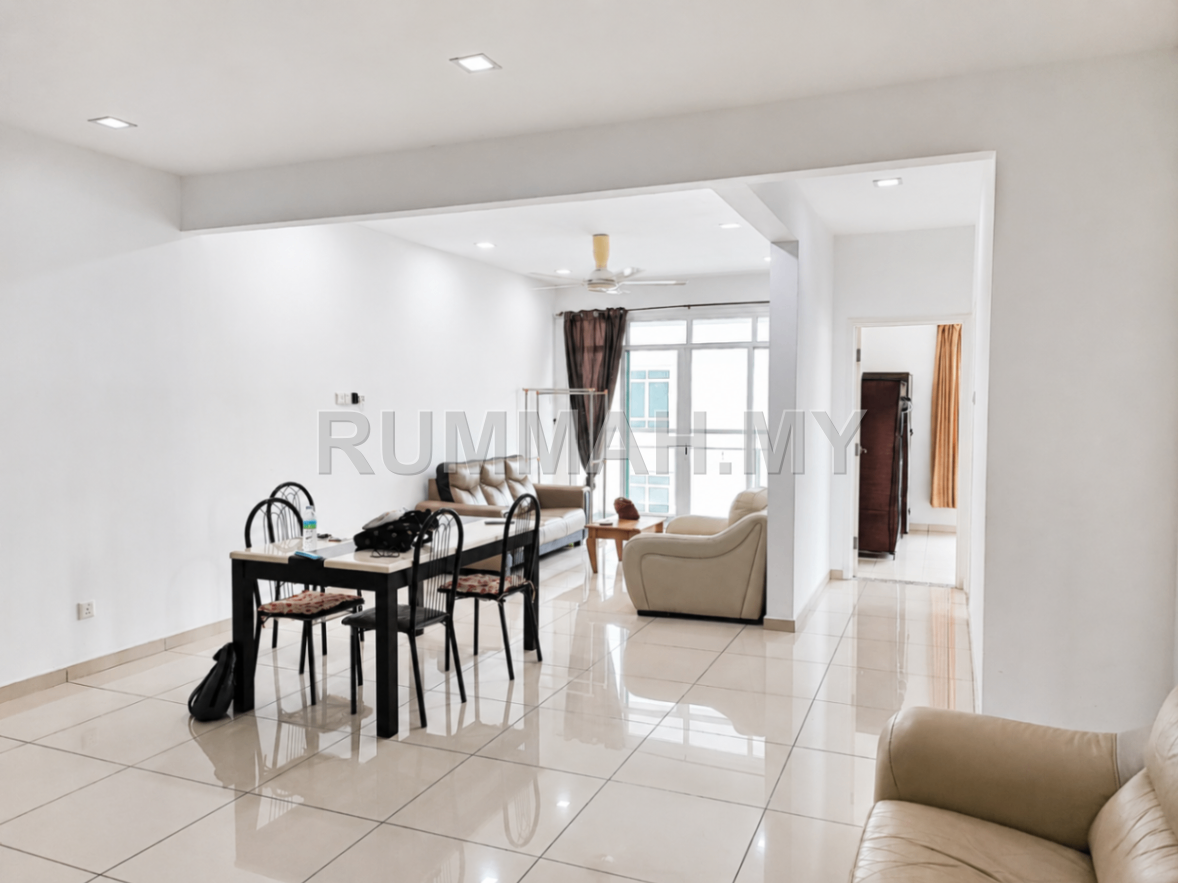 3-bedroom condo in Bayan Baru, Penang for rent - Arena Residence Bayan Baru 1250sf 2 Car Park Furnished & Renovated