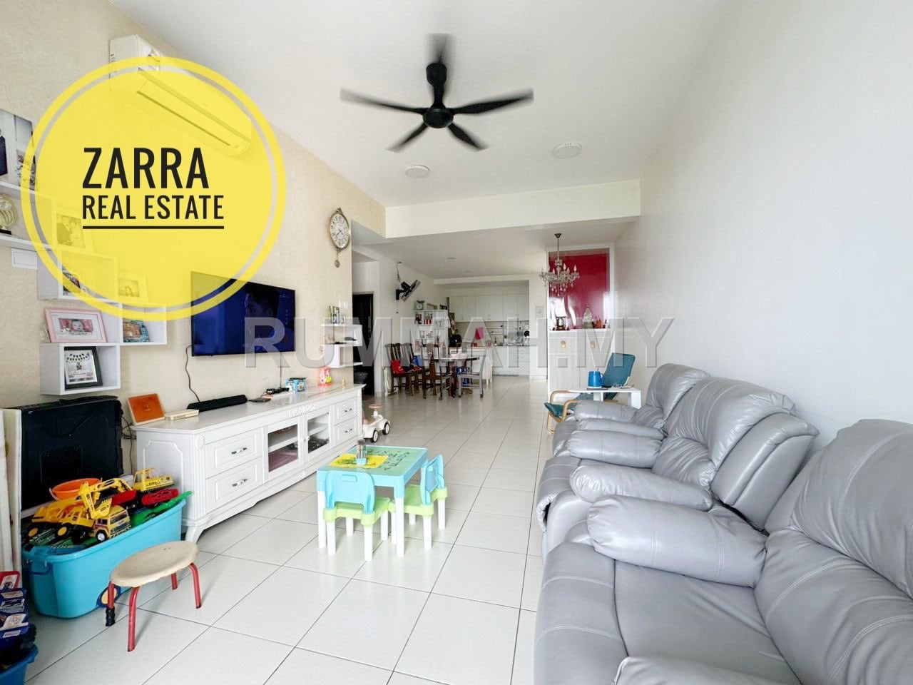 3-bedroom condo in Bayan Lepas, Penang for sale - Ramah Pavillion 1250Sqft Renovated Partially Furnished 1 Carpark
