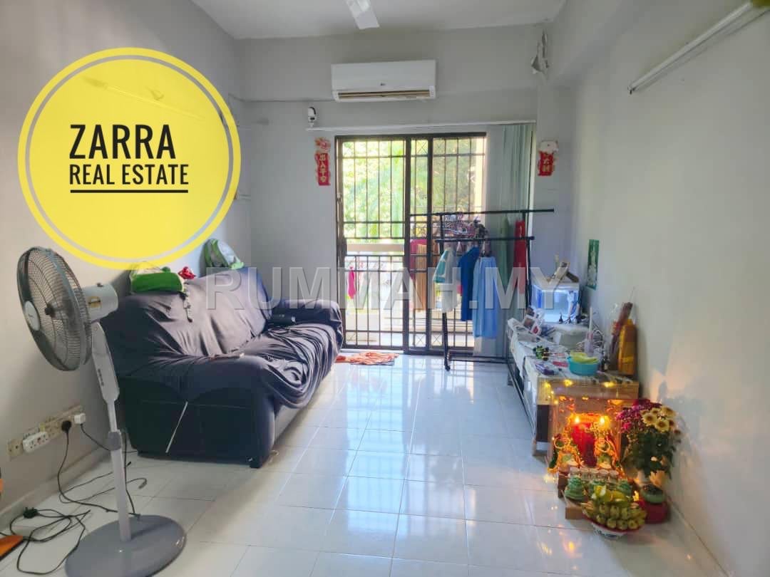3-bedroom condo in Relau, Penang for sale - Taman Desa Relau 2 750Sqft Partially Renovated Furnished 1 Carpark