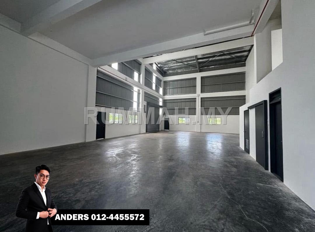 industrial in Permatang Tinggi, Penang for rent - 1.5 Storey Semi-Detached Light Industry For Rent @ Palmera Industrial Park, Bukit Minyak