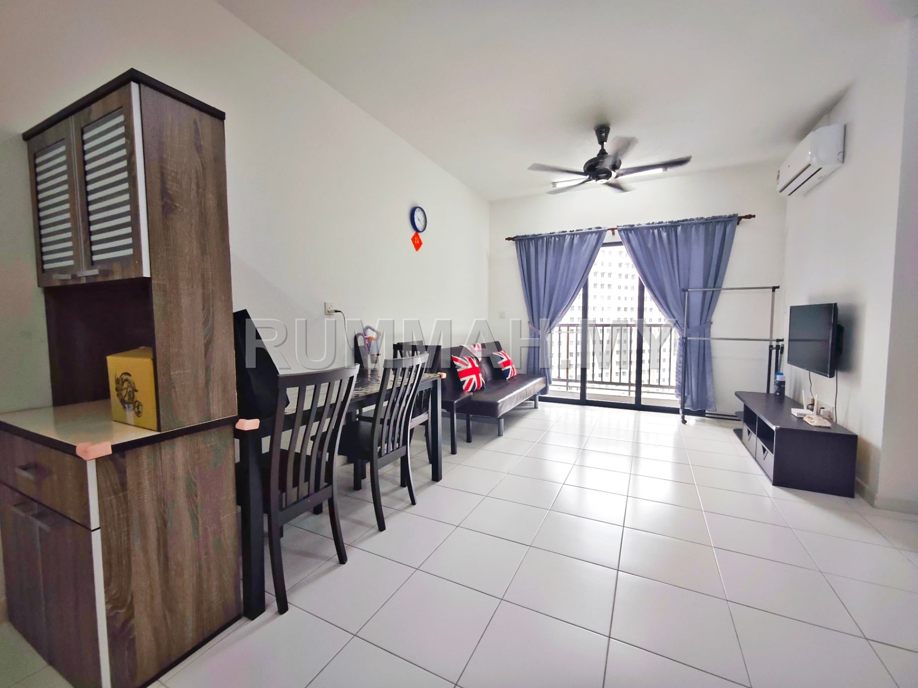3-bedroom condo in Tanjung Tokong, Penang for rent - Nice Condition, Fully Furnished, 800sf, Renovated, 2cp, Can View Now!