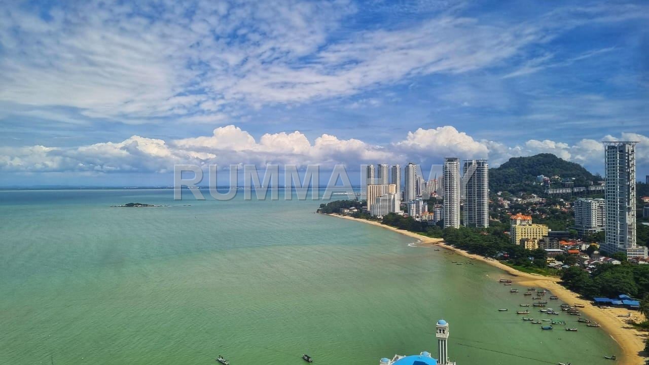 3-bedroom condo in Tanjung Bungah, Penang for sale - Twin Tower Tanjung Bungah Unblock Sea View 