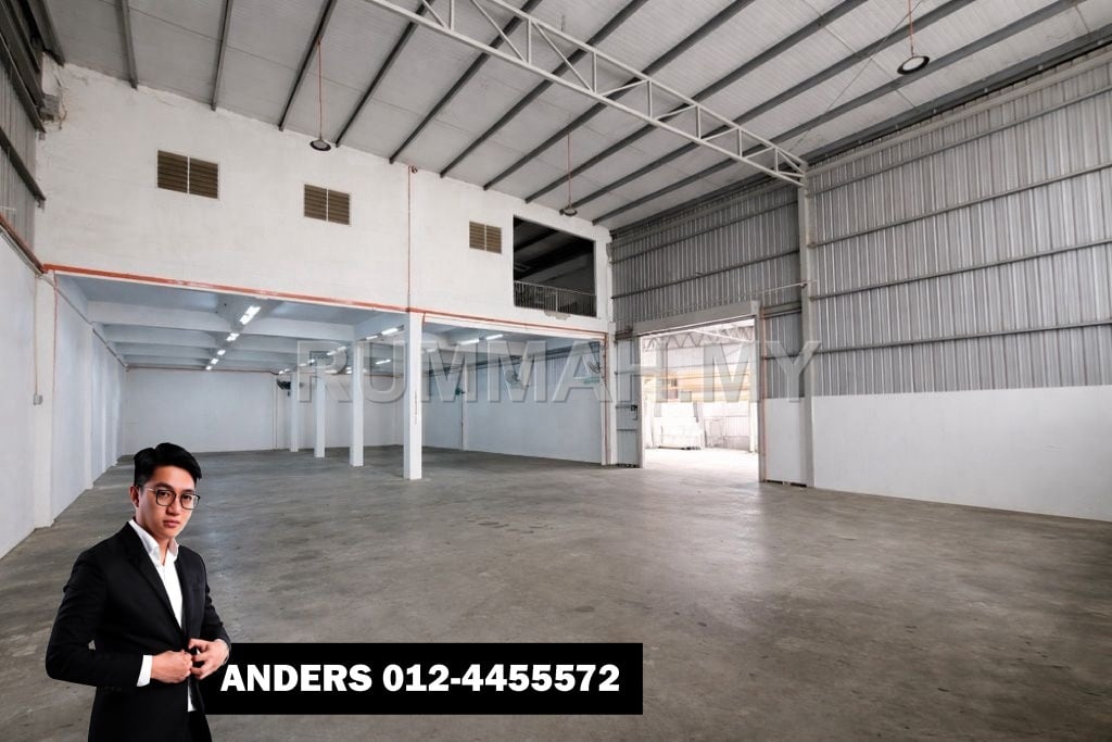 industrial in Bukit Minyak, Penang for sale - 1.5 Storey Semi-Detached Factory For Sale | Taman IKS Bukit Minyak, Bukit Minyak