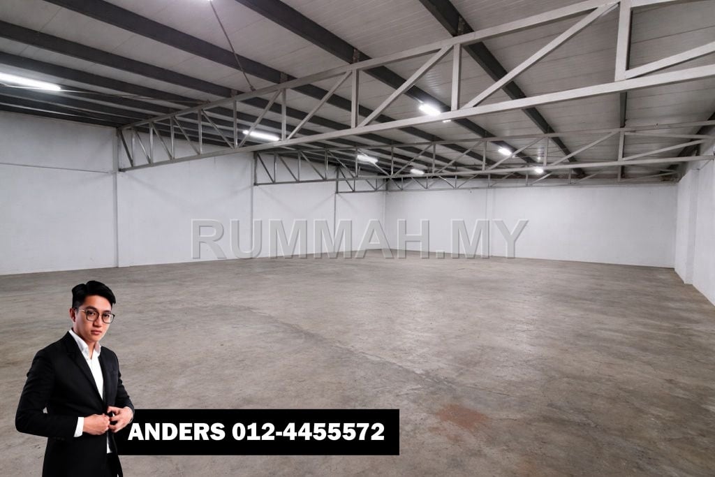 industrial in Bukit Minyak, Penang for sale - 1.5 Storey Semi-Detached Factory For Sale | Taman IKS Bukit Minyak, Bukit Minyak