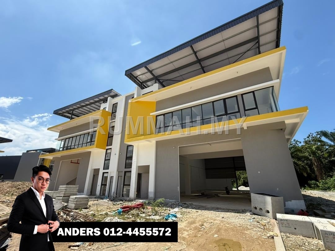 industrial in Permatang Tinggi, Penang for sale - Penang Permatang Tinggi Brand New 1.5 Storey Semi-Detached Factory For Sale