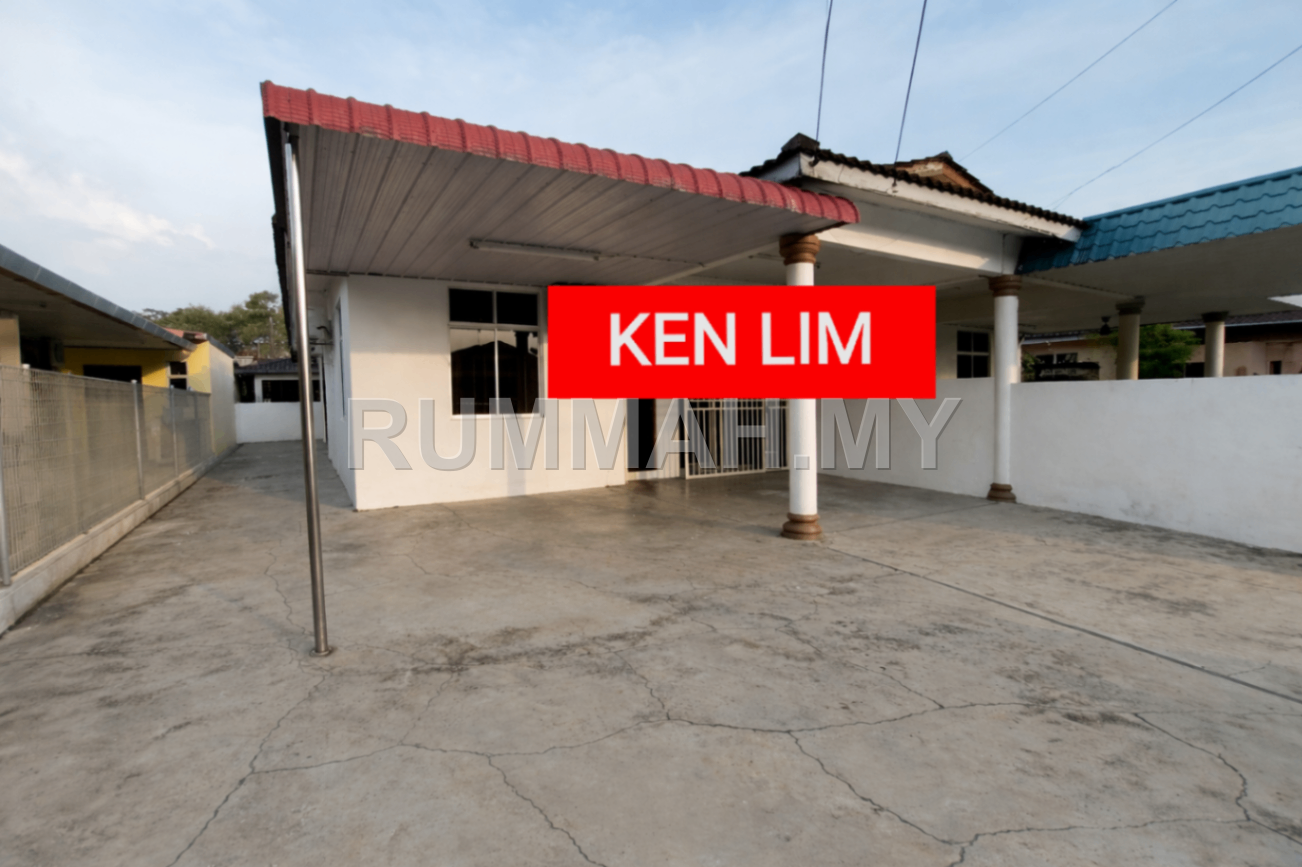 3-bedroom house in Bukit Minyak, Penang for sale - 1 Storey Semi-D House for Sale @ Taman Markisah, Bukit Minyak | Renovated