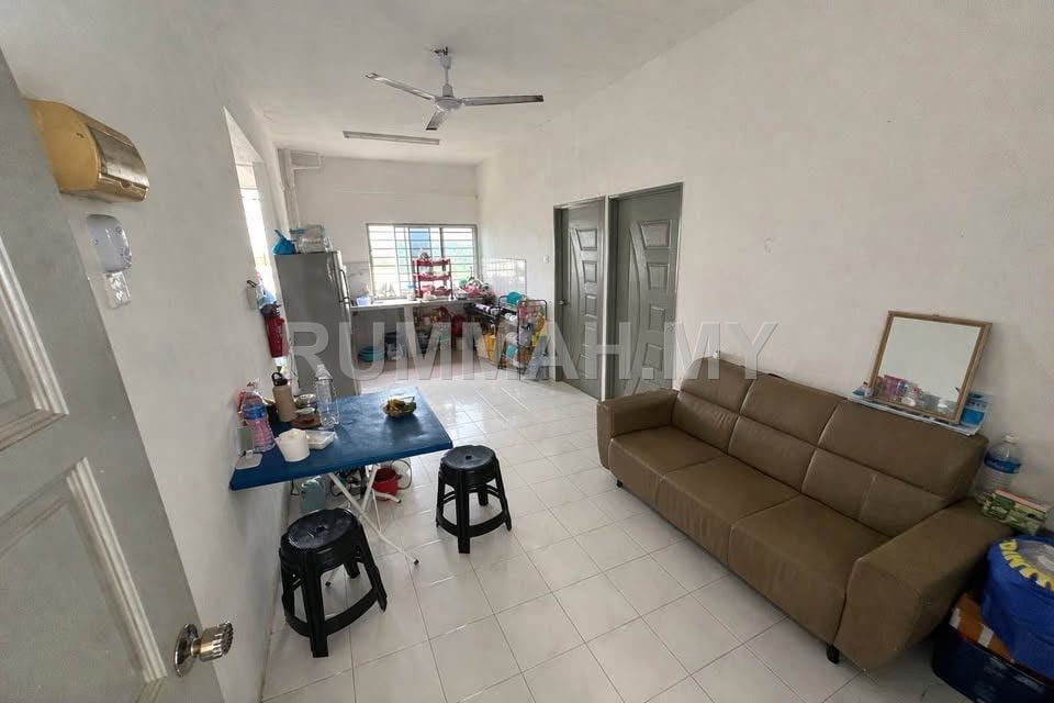 3-bedroom condo in Perai, Penang for sale - Perai Indah Apartment (Block C – 3a Corner Unit) For Sale ✨ 北海 Perai Indah 转角装修单位｜低楼层超值投资