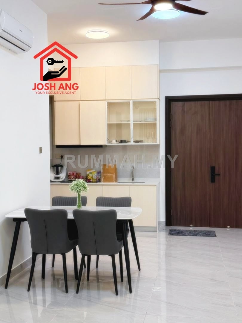 3-bedroom condo in George Town, Penang for rent - Codrington in Pulau Tikus 1288sf Fully Furnished Renovated Brand New Unit