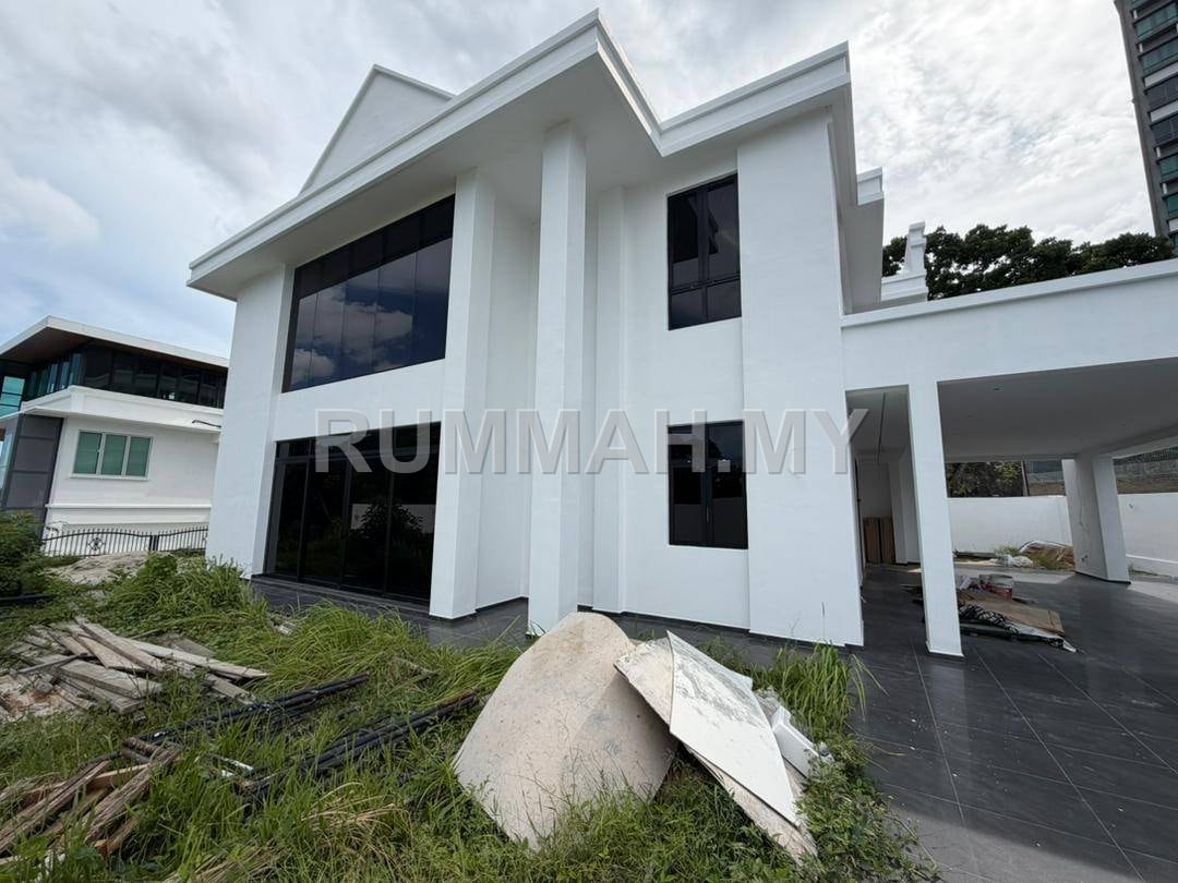 5-bedroom house in Gelugor, Penang for rent - Minden Heights Gelugor Newly Rebuild Corner Bungalow For Rent RM8000 槟城 Gelugor Minden Heights 全新重建角头独立洋房出租 RM8000