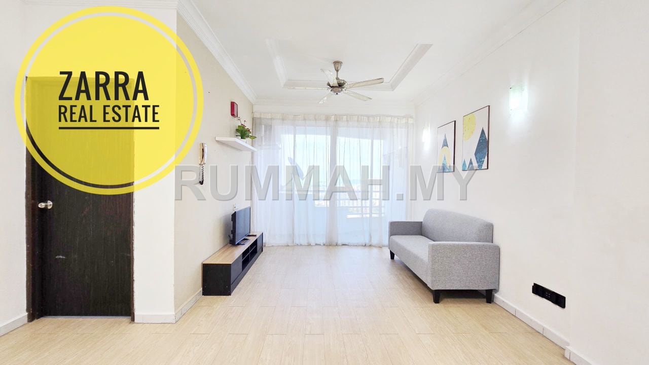 3-bedroom condo in Batu Uban, Penang for rent - N-Park Condominium 800Sqft Renovated Fully Furnished 1 Carpark
