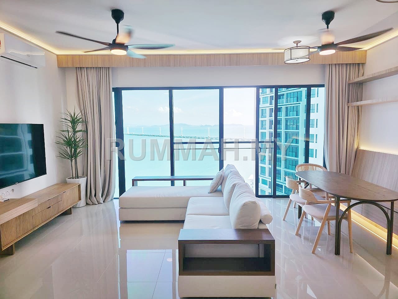 2-bedroom condo in Gelugor, Penang for rent - Mezzo Condo Gelugor | Seaview, The Light City PWCC 