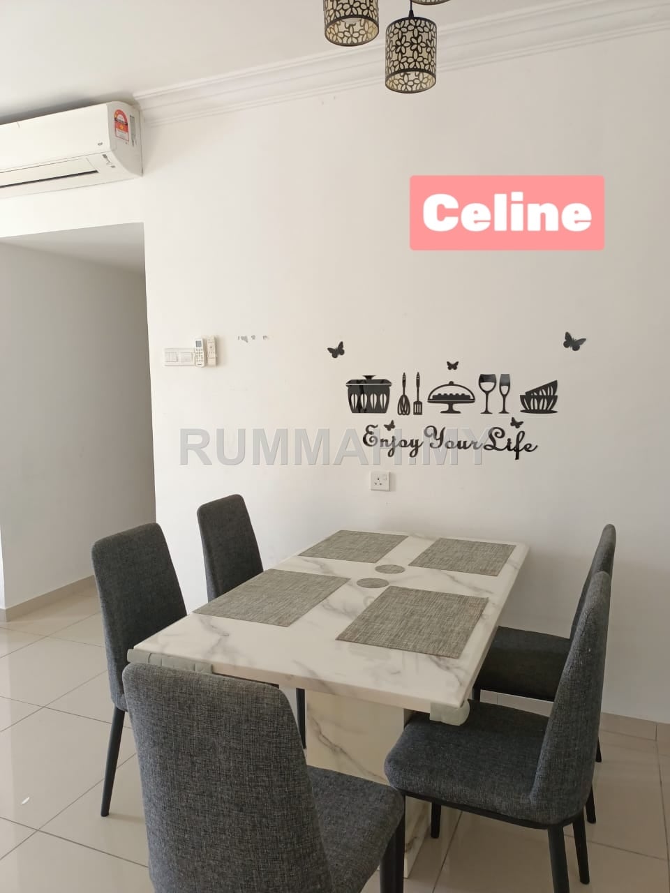 3-bedroom condo in Butterworth, Penang for rent - The Park Condo Partially Furnished at Mak Mandin Butterworth.