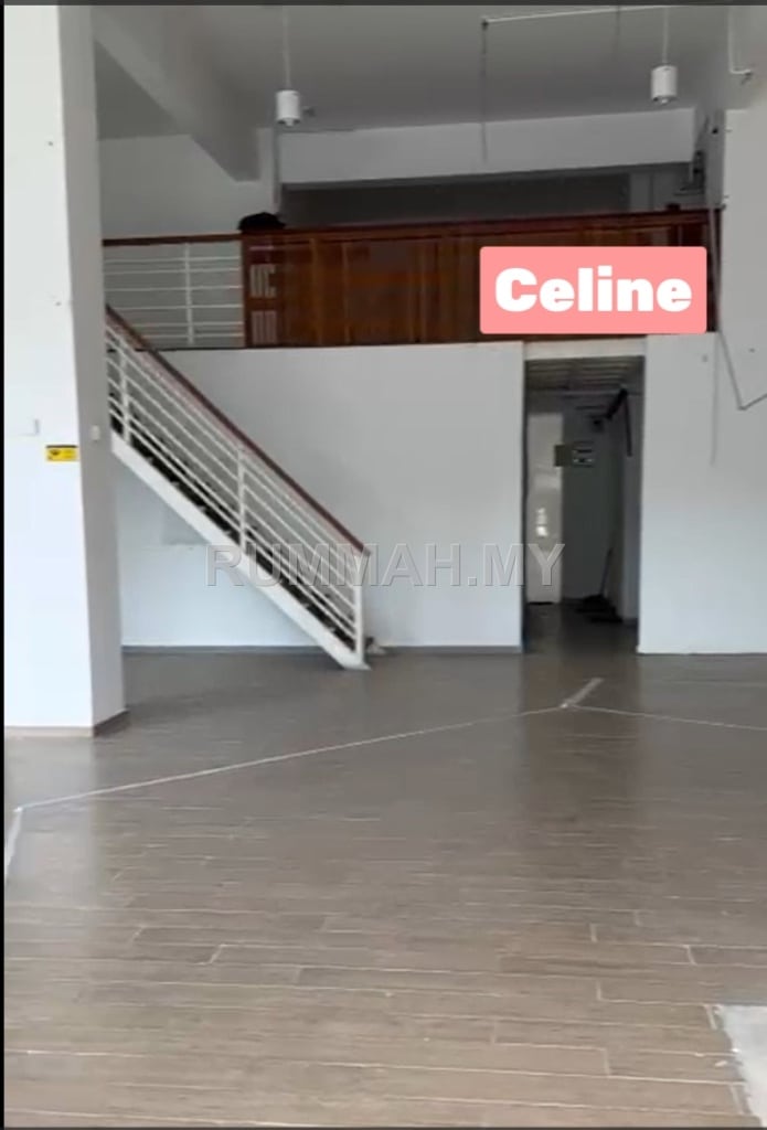 Corner unit Ground floor High Explore shoplot Facing main road for Rent at Juru Sentral near Icon City Bukit Tengah.