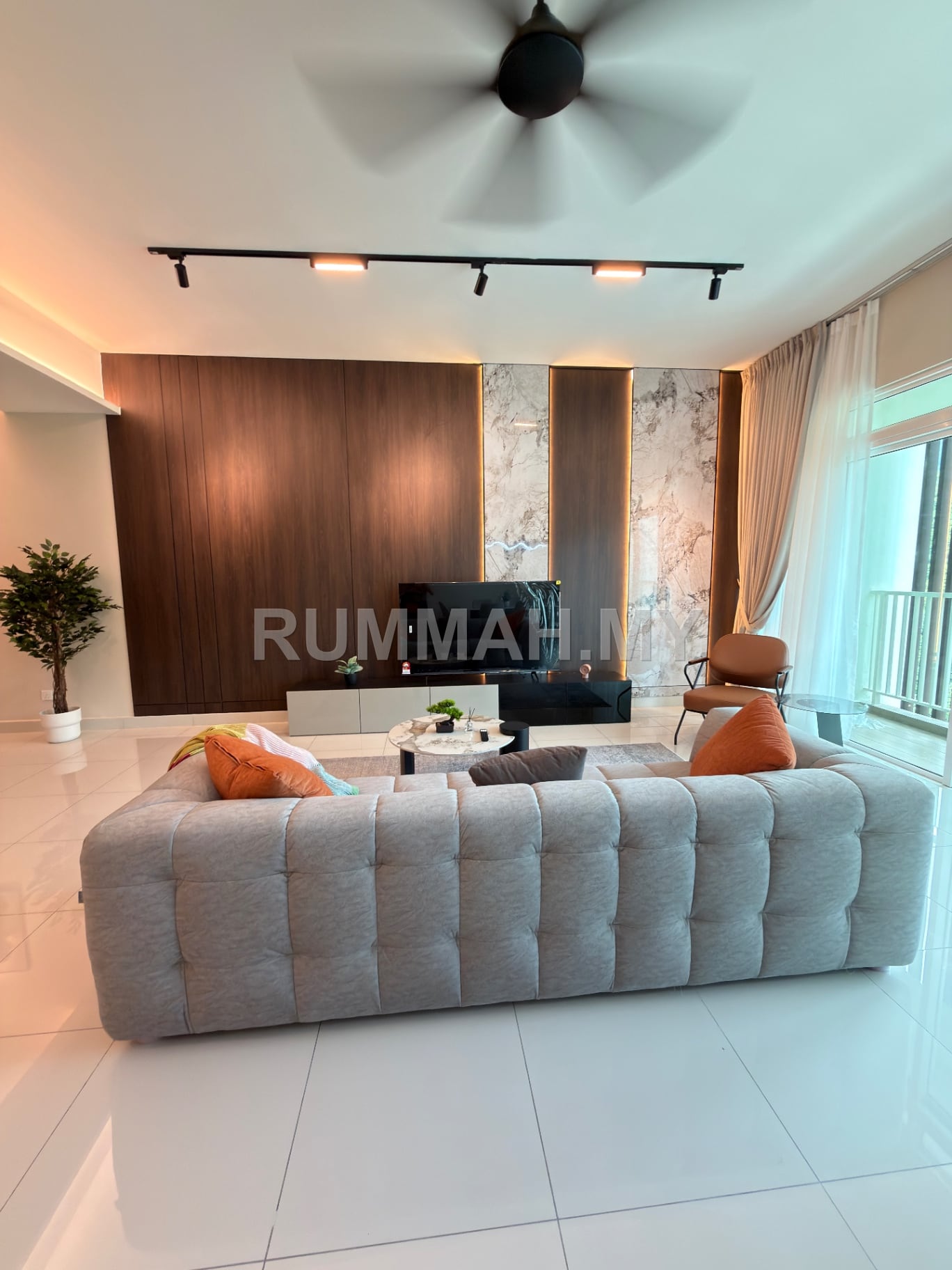 3-bedroom condo in Batu Ferringhi, Penang for rent - Ferringhi Residence 2 Batu Ferringhi Hill view premium furnished