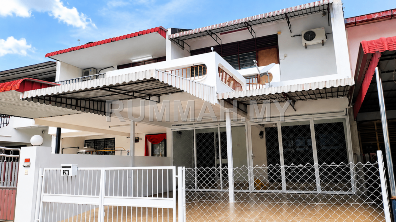 4-bedroom house in Bukit Mertajam, Penang for rent - 2-Storey Terraced House for Rent @ Bukit Mertajam | Partly Furnished
