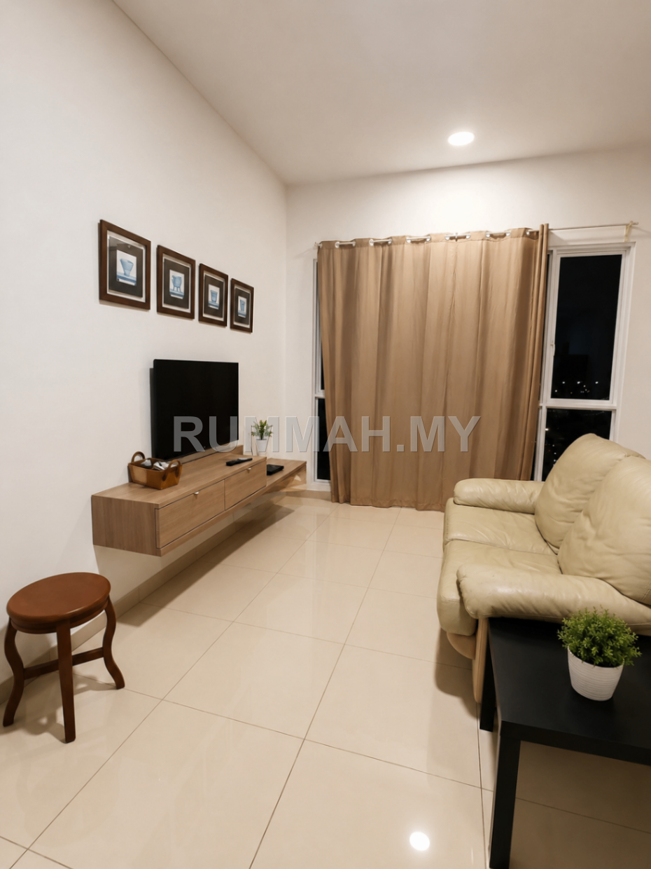 2-bedroom condo in Bayan Lepas, Penang for rent - Condo for Rent @ SummerSkye Residences, Bayan Lepas | Fully Furnished