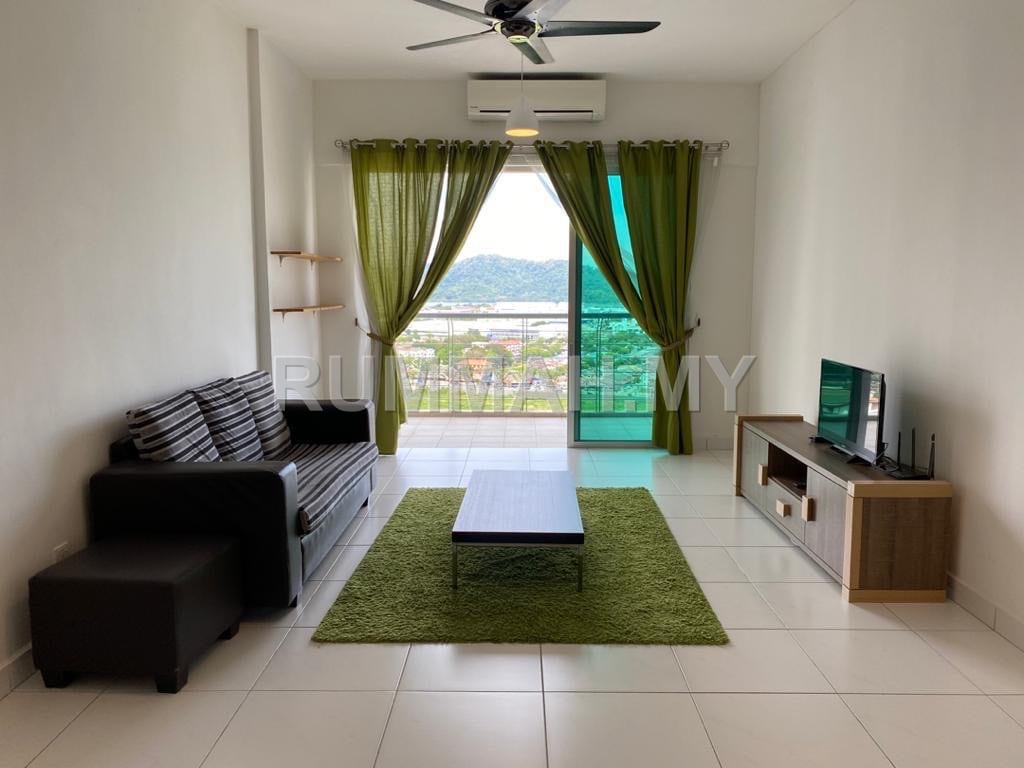 3-bedroom condo in Bayan Lepas, Penang for sale - Elit Heights, 1,413sft , 1 Car Park 