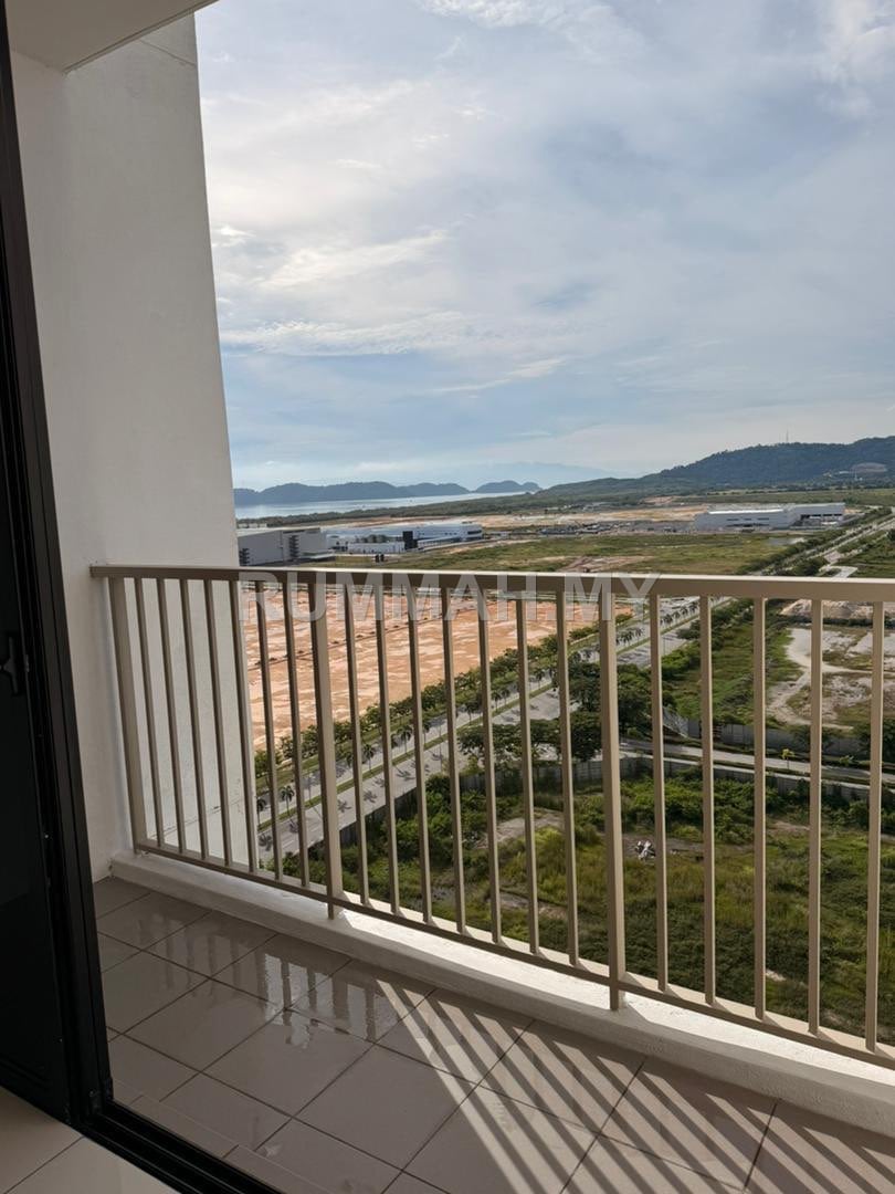 2-bedroom condo in Batu Kawan, Penang for rent - Vivo executives Batu Kawan 730sf partial furnished