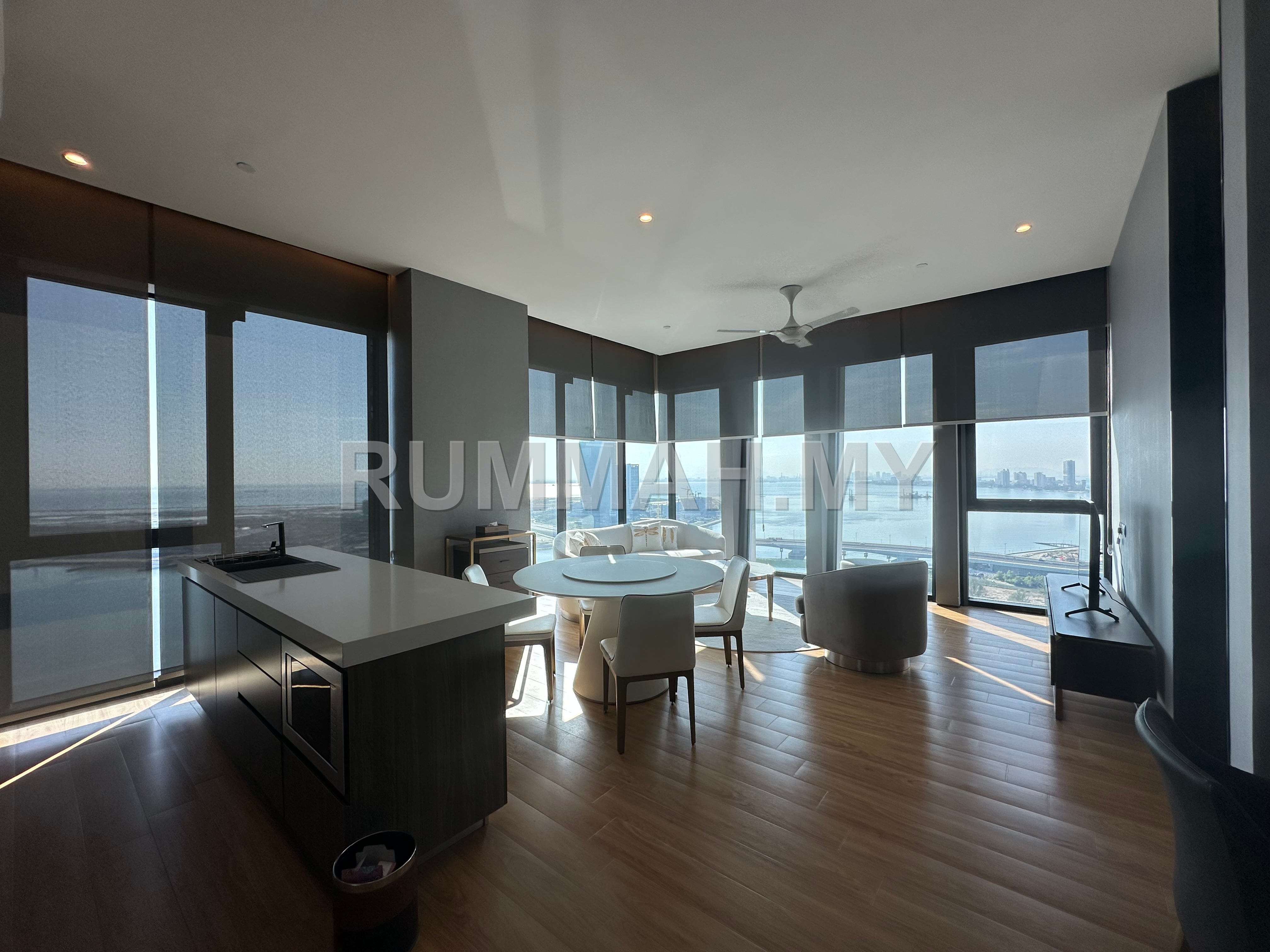 3-bedroom condo in Tanjung Tokong, Penang for sale - Seaview corner unit @ City of Dreams, Tanjung Tokong | Fully Furnished