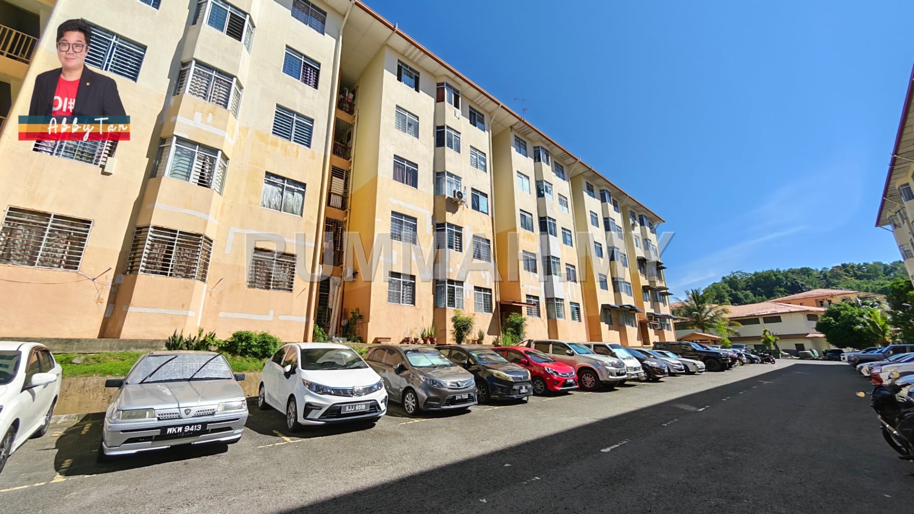 3-bedroom condo in Kota Kinabalu, Sabah for sale - 1st Floor | Vista Minintod, Bundusan | Renovated with Built -in Cabinets