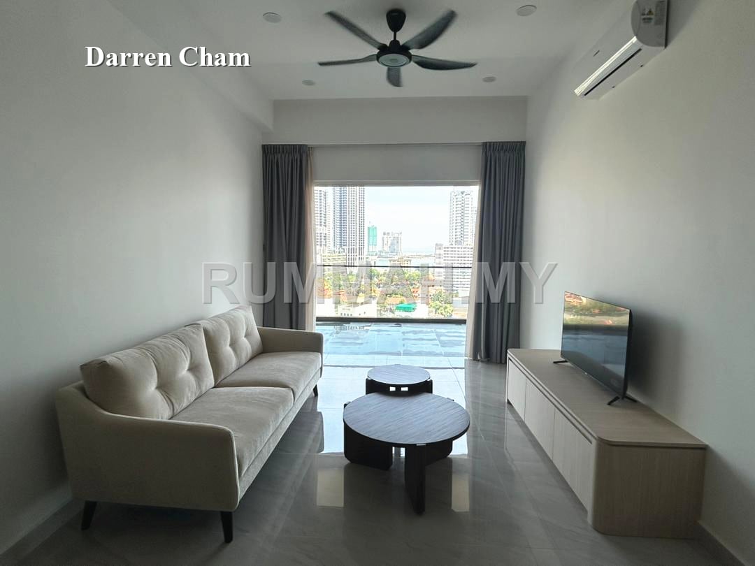3-bedroom condo in Pulau Tikus, Penang for rent - High-rise for Rent @ Codrington Residence, Pulau Tikus | Fully Furnished