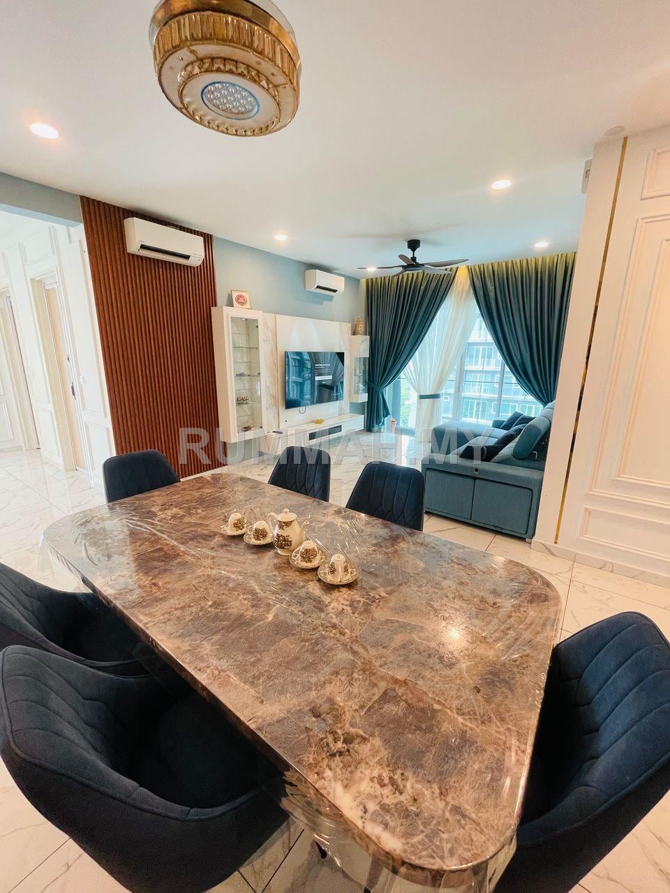 4-bedroom condo in Bayan Lepas, Penang for rent - Quaywest Residence, Bayan Lepas | Seaview