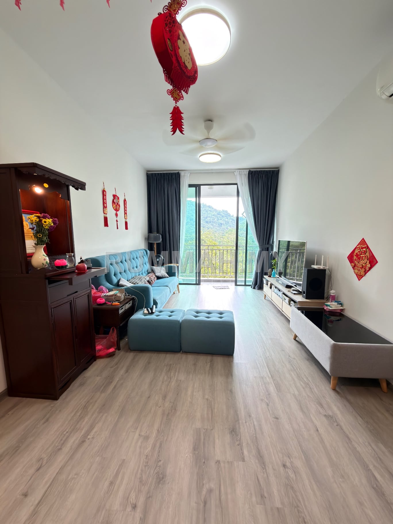 3-bedroom condo in Bayan Lepas, Penang for rent - Ramah Pavilion Teluk kumbar Bayan Lepas fully renovated and furnished greenery view