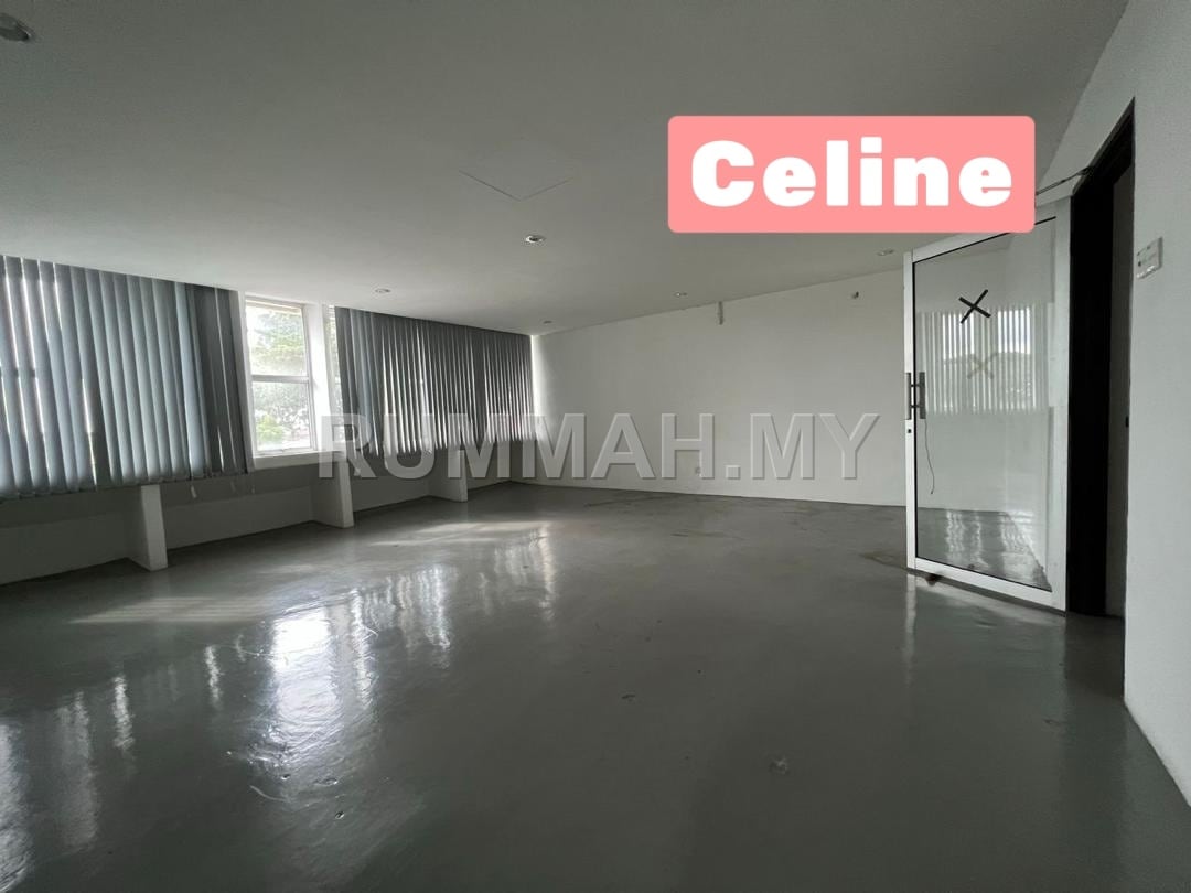 commercial in Butterworth , Penang for rent - Second  Floor Newly Repainted Shop Office Facing Main Road at Raja Uda, Butterworth 