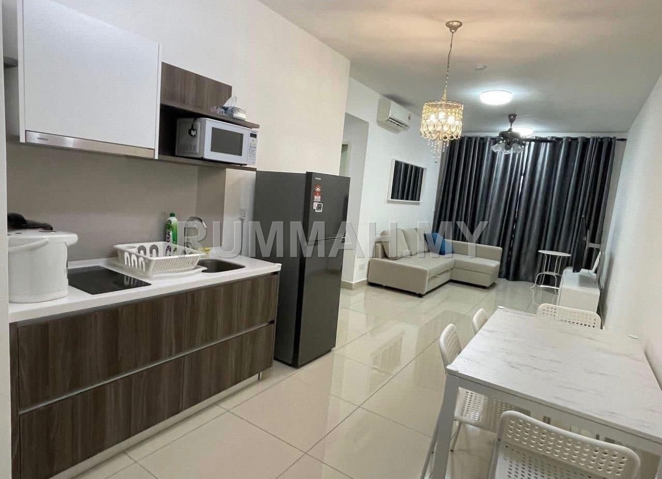 1-bedroom condo in Jln Ampang, Kuala Lumpur for rent - NOVO Ampang @ Fully Furnished Studio For Rent