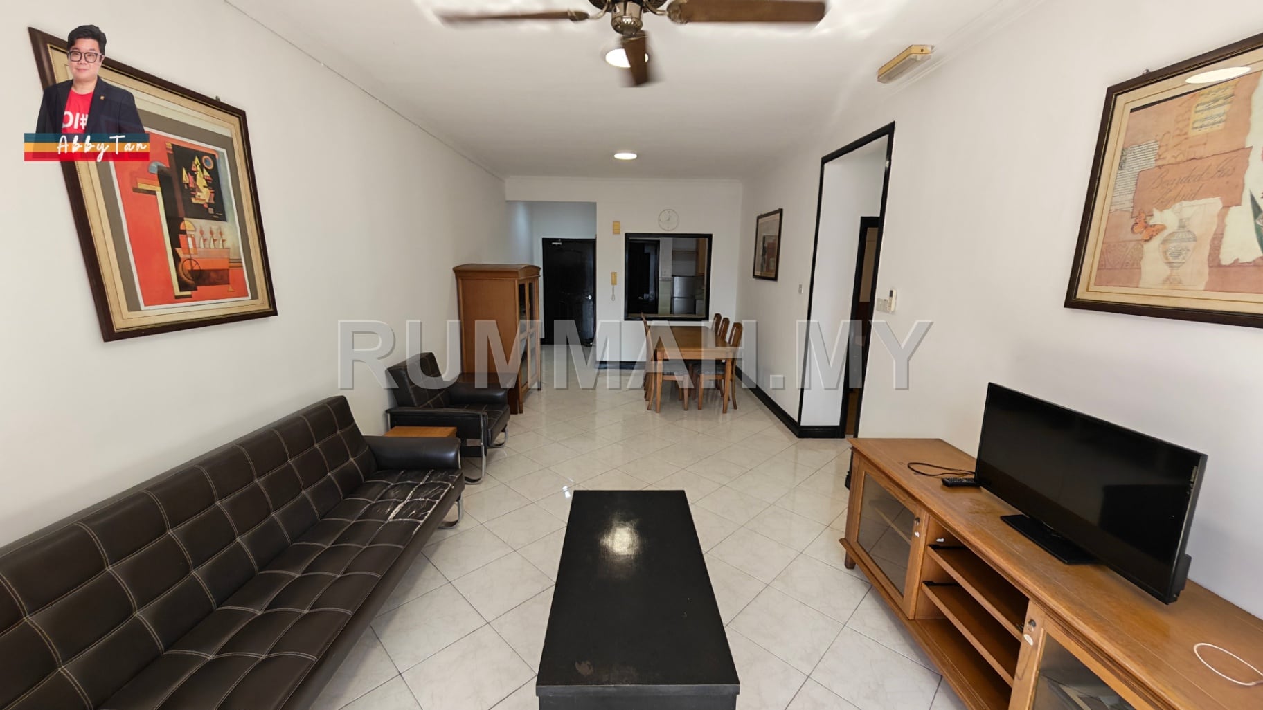 3-bedroom condo in Kota Kinabalu, Sabah for rent - Marina Court | Facing Oceanus View | Newly Paint