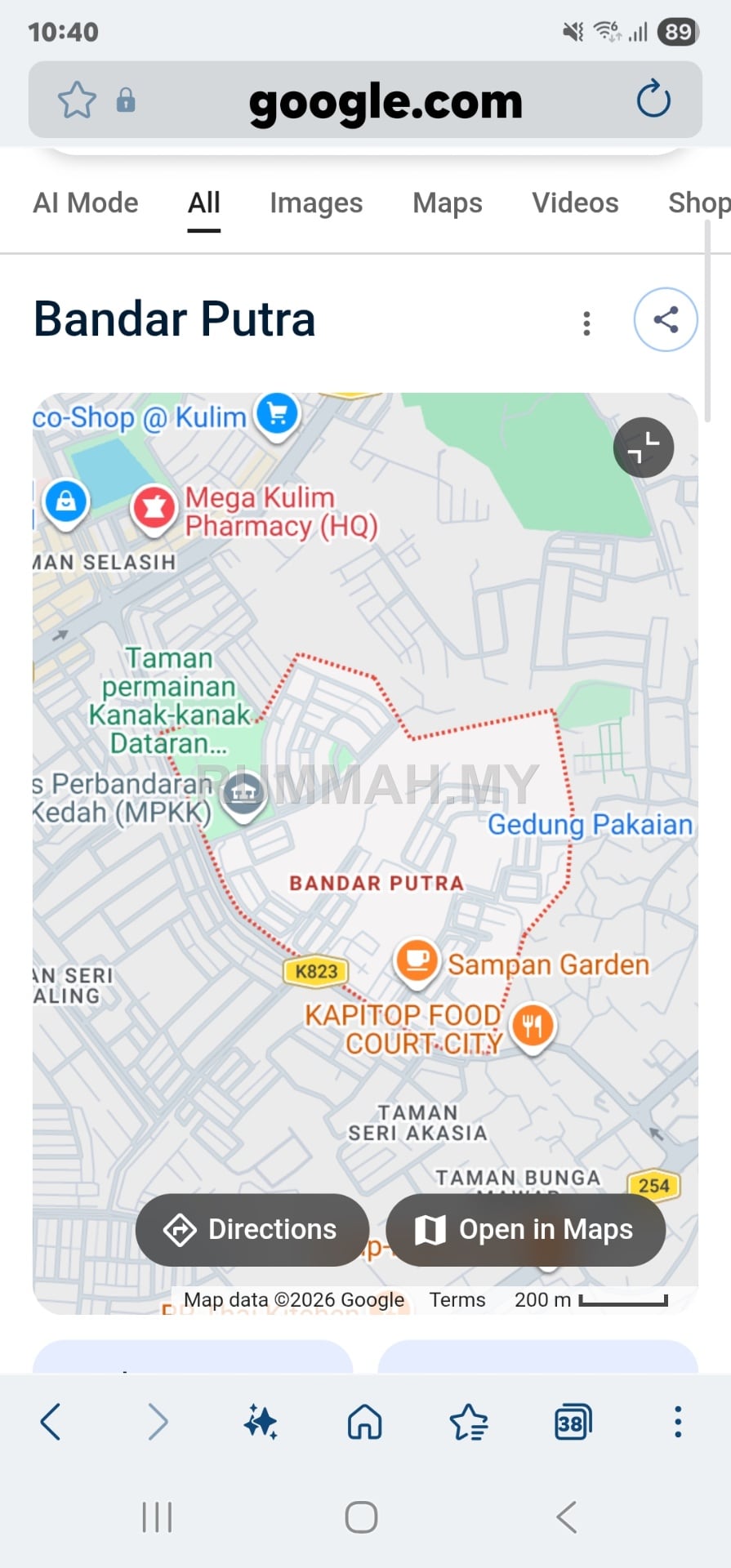 commercial in Kulim , Kedah for rent - 1st and 2nd floor shoplot for rent