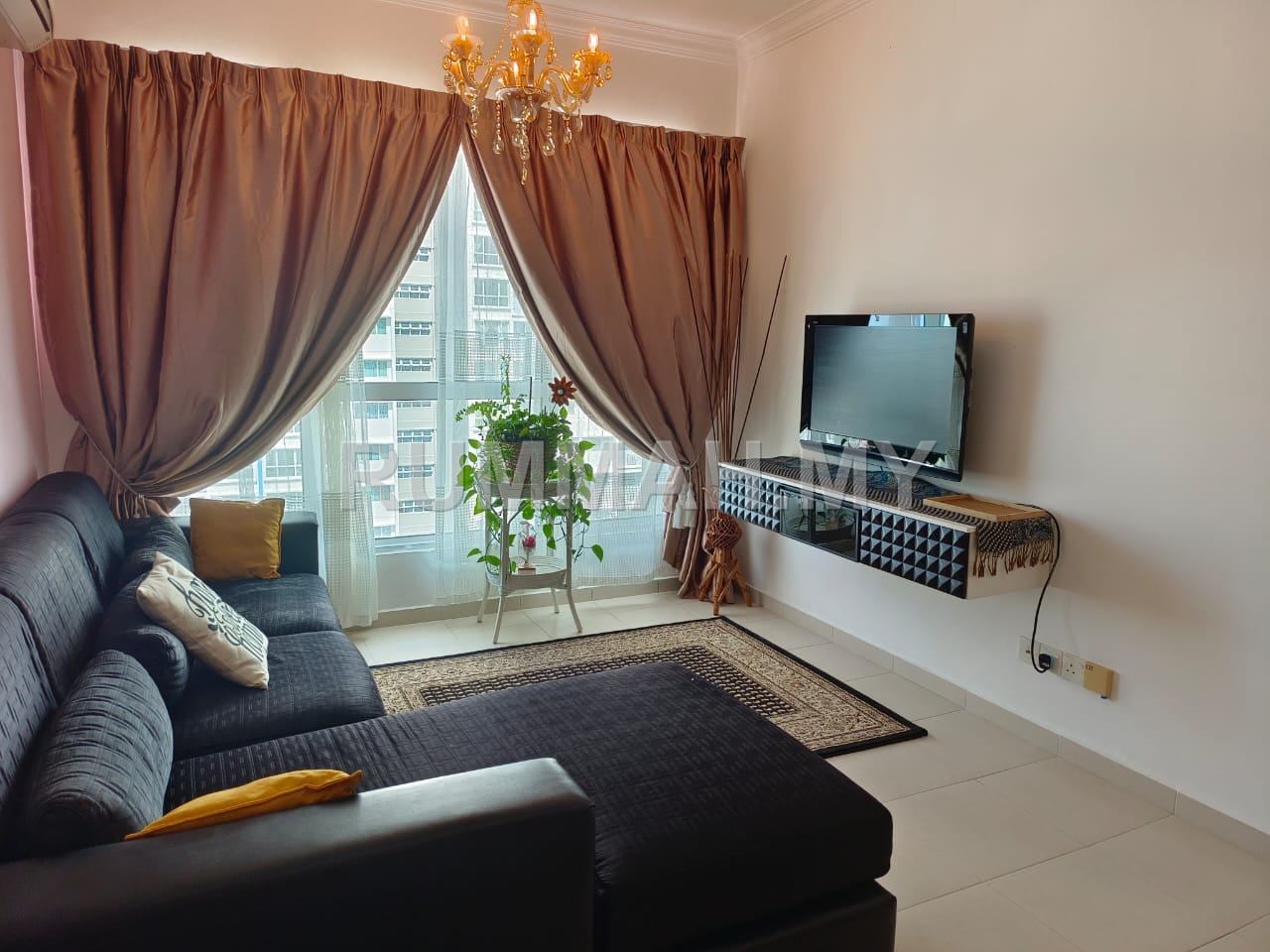 3-bedroom condo in Tanjung Tokong, Penang for rent - I-Santorini, Tanjung Tokong | Full Furnished