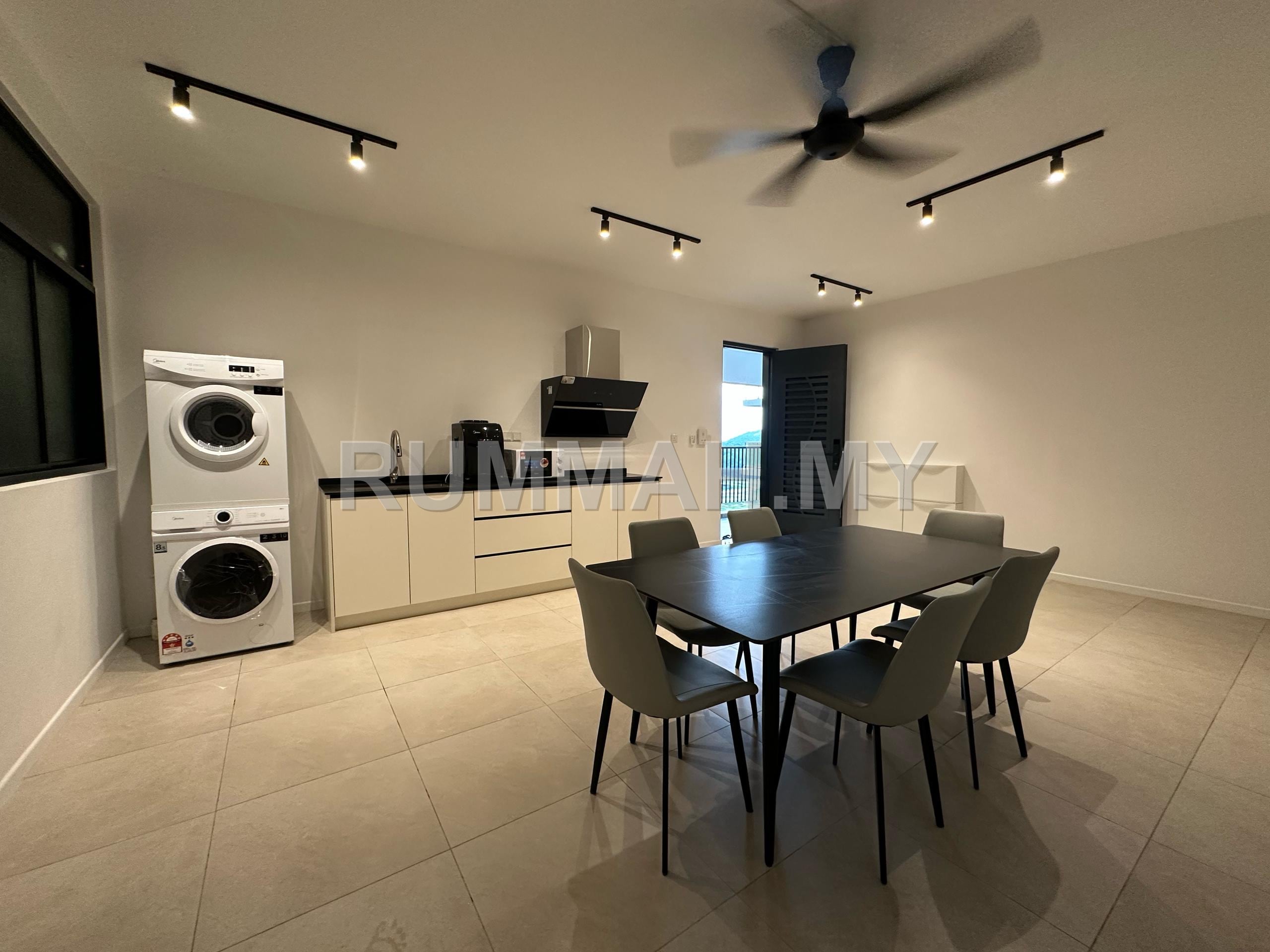 1-bedroom condo in Batu Kawan, Penang for rent - [Living/1B0.3B0CP] Anggun Residences