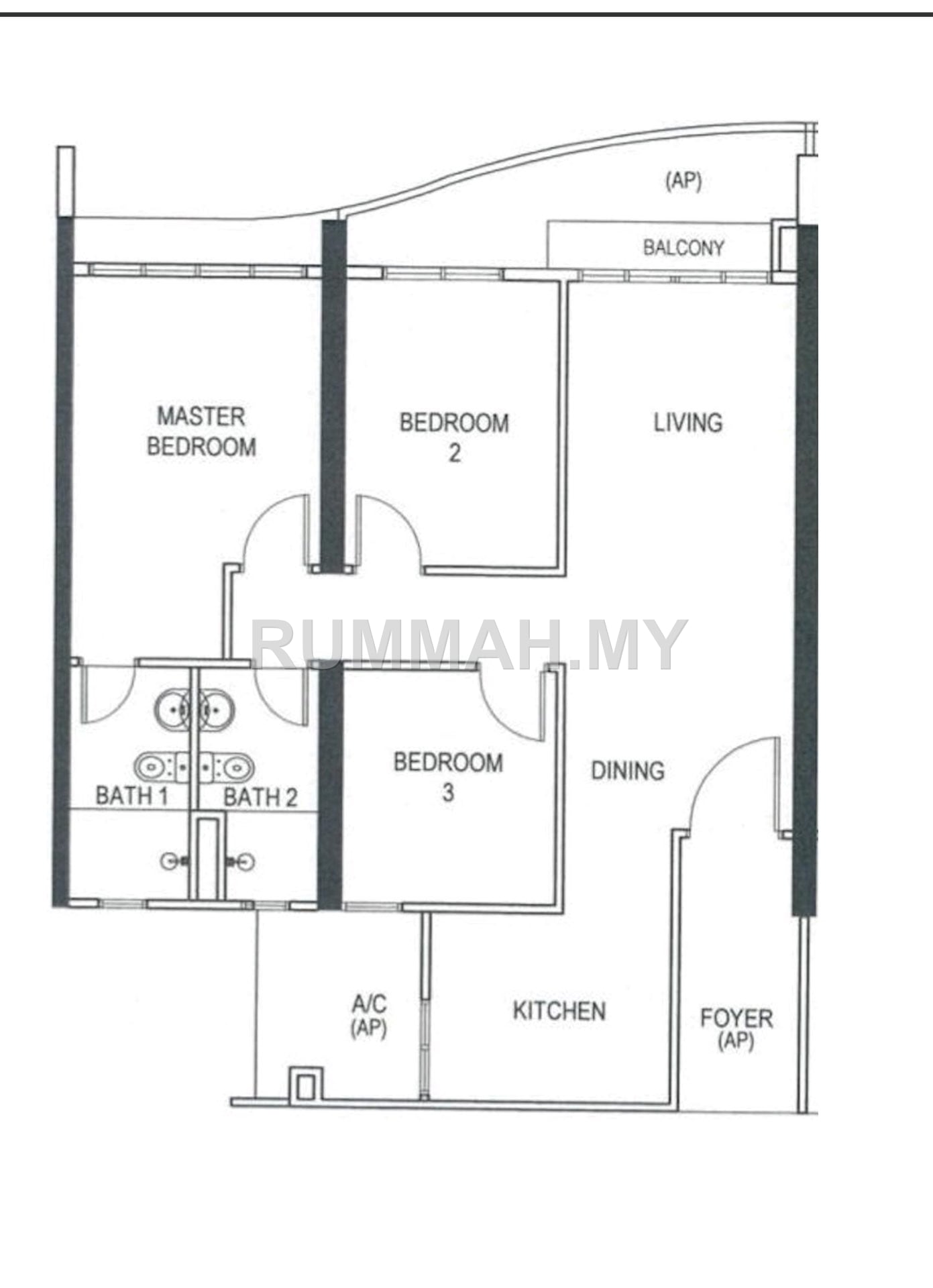 condo in Gelugor, Penang — photo 2