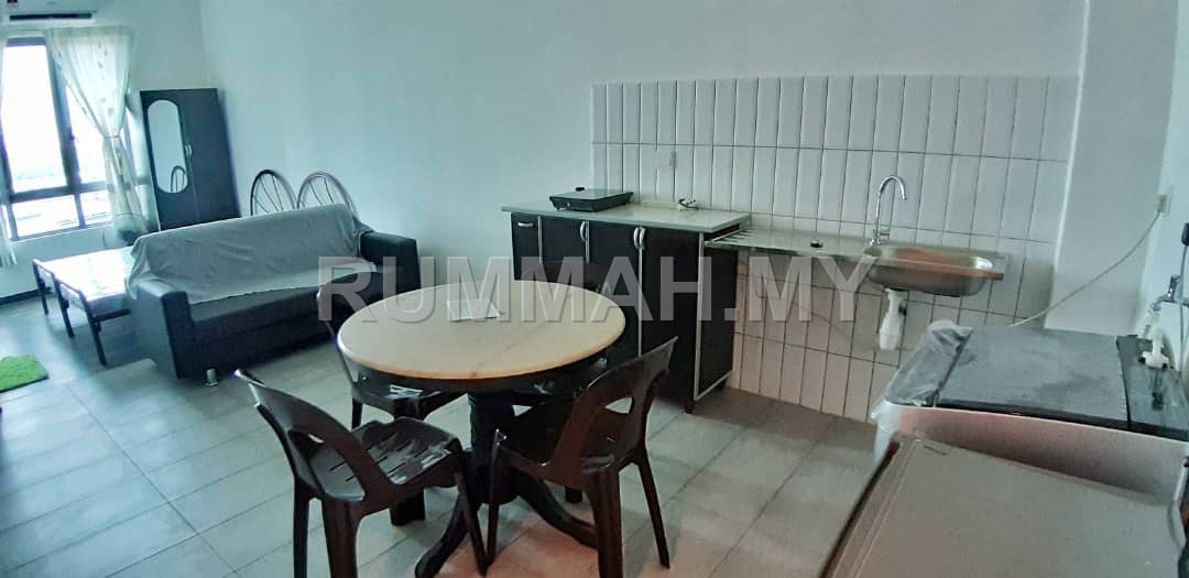 1-bedroom condo in Batu Kawan, Penang for rent - [Studio/1B1B1CP] Sensasi @ Utropolis