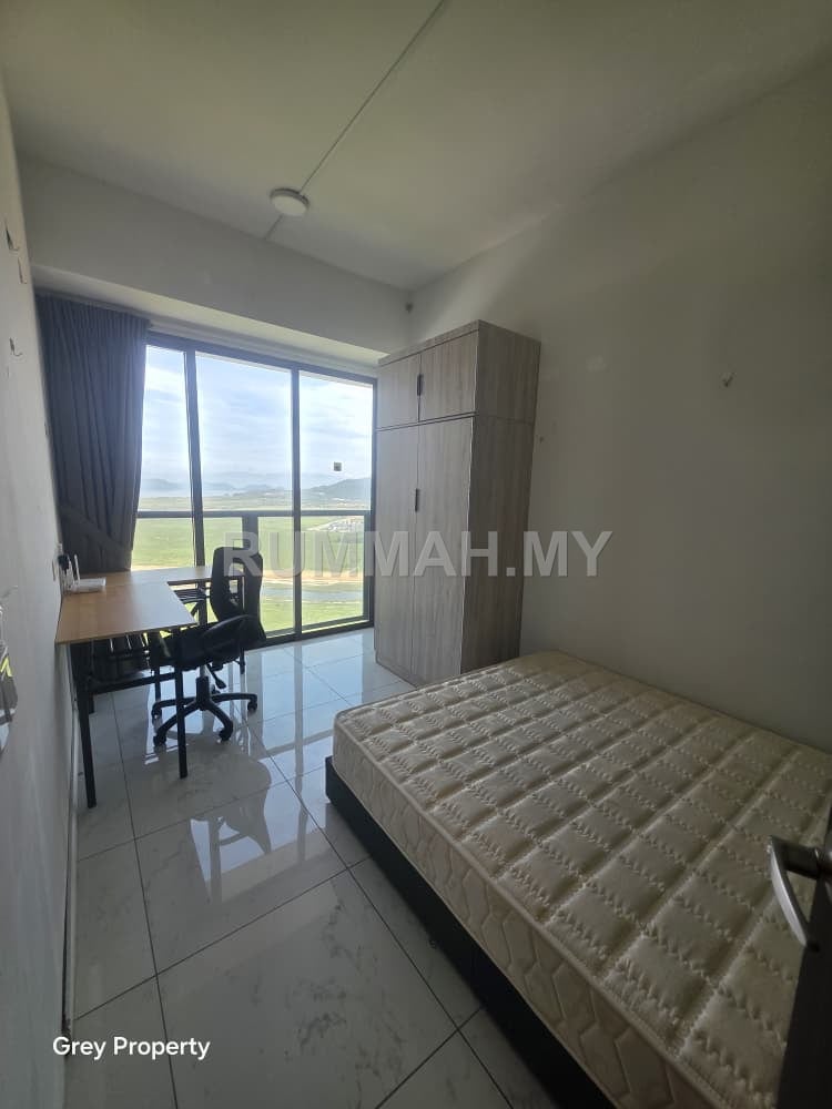 1-bedroom condo in Batu Kawan, Penang for rent - Untitled Listing[Living/1B0.4B0CP] Suasana @ Utropolis