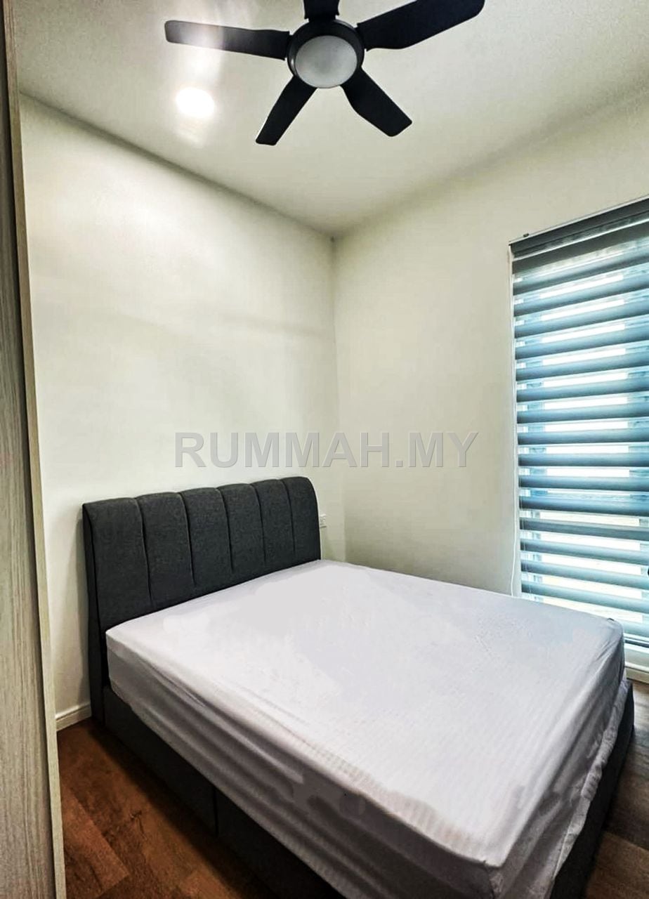 1-bedroom condo in Batu Kawan, Penang for rent - [Medium/1B0.5B1CP] Suasana @ Utropolis