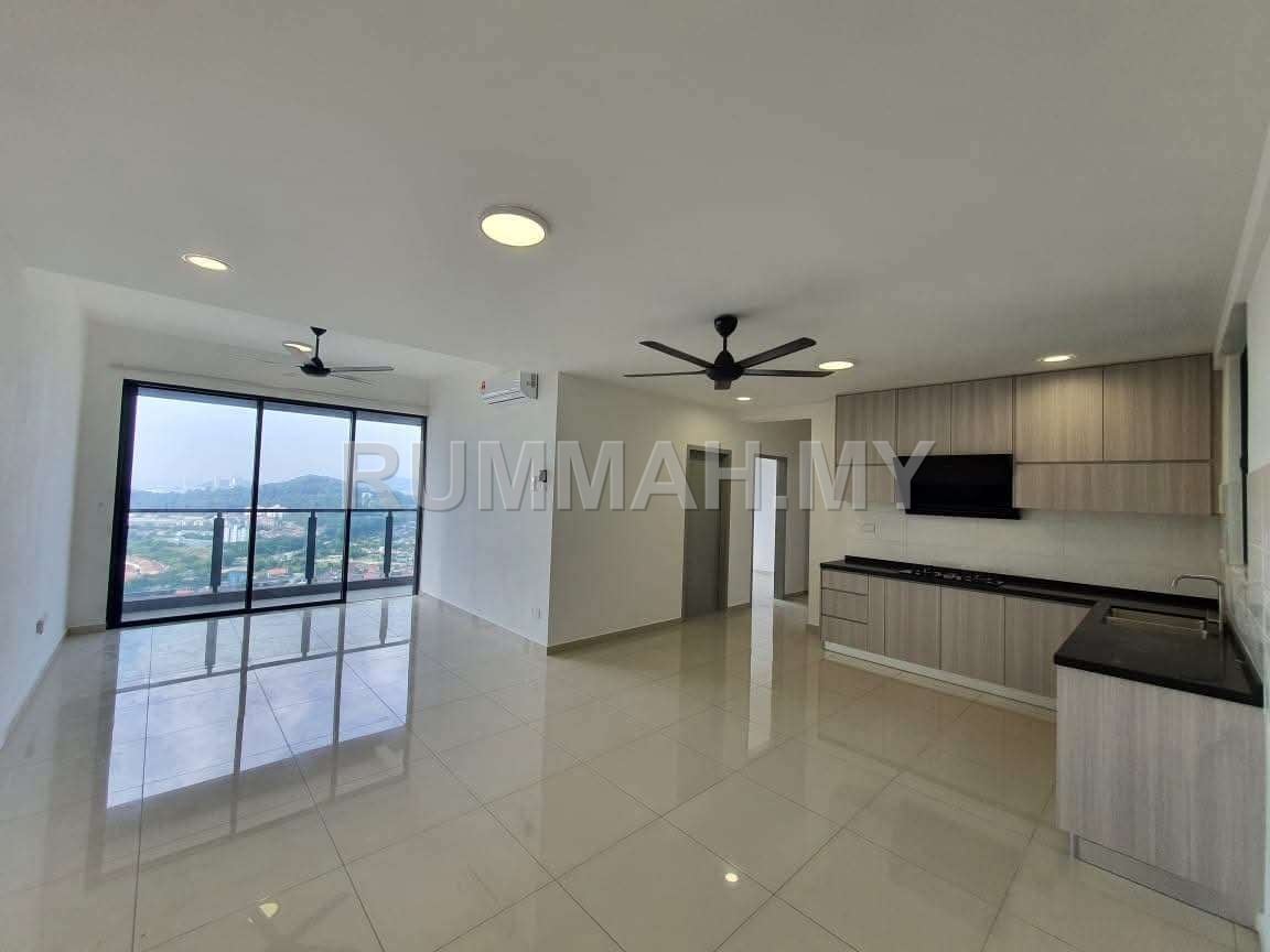 3-bedroom condo in Sungai Ara, Penang for rent - Golden Triangle 2 | Sungai Ara | Partially Furnished